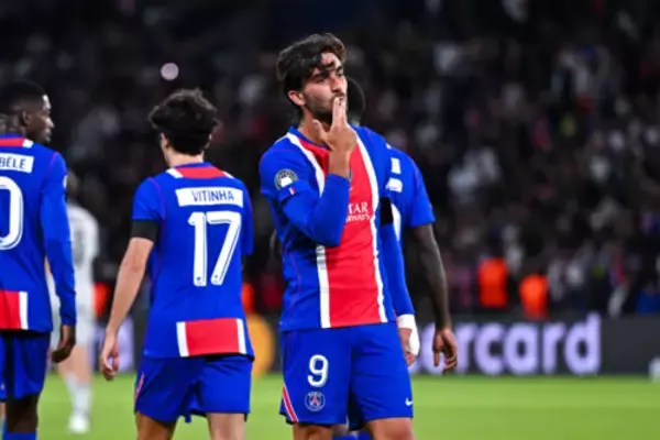 “CL3連覇”へ大勝スタート！　PSG、フェランのハットトリックなど6得点でスロバキア王者を粉砕…松岡大起は出場なし