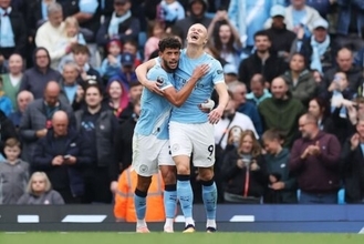 ハーランドが早くもリーグ戦8得点目…マンCが5発大勝！　バーンリーは一時追いつくもOGで2失点