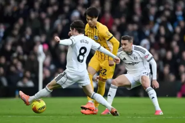 フルアム、ブライトンに逆転勝利！　H・ウィルソンが後半ATに直接FK弾、三笘はフル出場で存在感