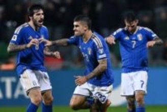 勝利必須のイタリア、“土壇場2発”で欧州予選6連勝！　最終節は首位ノルウェーとの直接対決