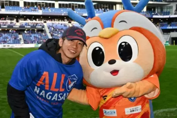 長崎が病気療養中の名倉巧と契約更新「必ず自分がピッチに戻って、支えてくれた皆さんに恩返しを」