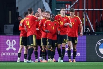 ベルギー、“7発圧勝”で欧州予選を無敗フィニッシュ！　4大会連続のワールドカップ出場を決める