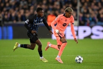 バルサ相手に3得点奪ってドロー…クラブ・ブルッヘ指揮官「素晴らしい仕事をしてくれた」