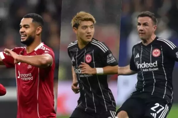 堂安律、CLリヴァプール戦後に旧友と記念撮影…PSV時代の“トリデンテ”で3ショット