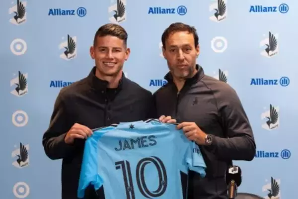 ハメス・ロドリゲスの新天地はMLSに決定！　ミネソタ・ユナイテッド加入が発表