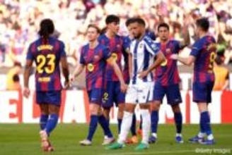 バルサがラ・リーガ首位を奪還！　F・デ・ヨングの今季初ゴール含む3発快勝…ペドリが戦線復帰