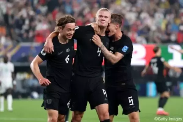 “怪物”ハーランドが2戦連発2ゴール！　競り勝ったノルウェーが決勝T進出確定…セネガルは連敗