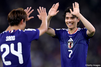 「個人的には1人じゃない」今大会初出場、背番号「7」を背負って戦う田中碧「次も引き締めてやる」