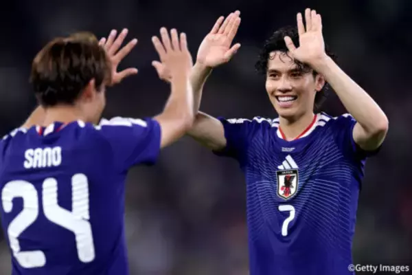 「個人的には1人じゃない」今大会初出場、背番号「7」を背負って戦う田中碧「次も引き締めてやる」