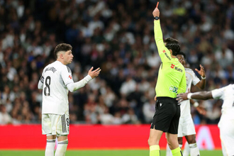 マドリードダービーで退場のレアルMFバルベルデは1試合の出場停止…処分取り消しならずも2試合停止は回避