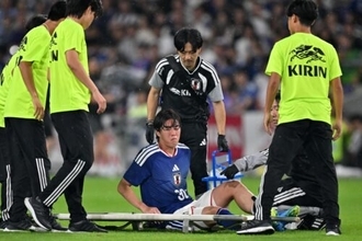 代表デビュー戦で負傷交代の熊坂光希が再起を誓う「また這い上がってこの舞台に戻ってこれるように」