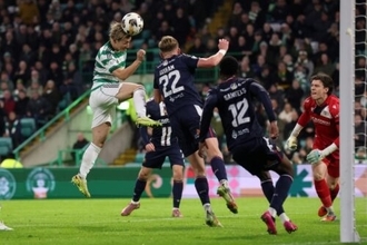 前田大然が2戦連発で決勝点！　5連勝のセルティック、首位ハーツと勝ち点で並ぶ