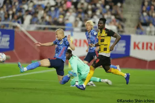 前田大然、日本代表初得点は3年前のガーナ戦「“みんな大好き”純也くんの素晴らしいパスから決めることができた」