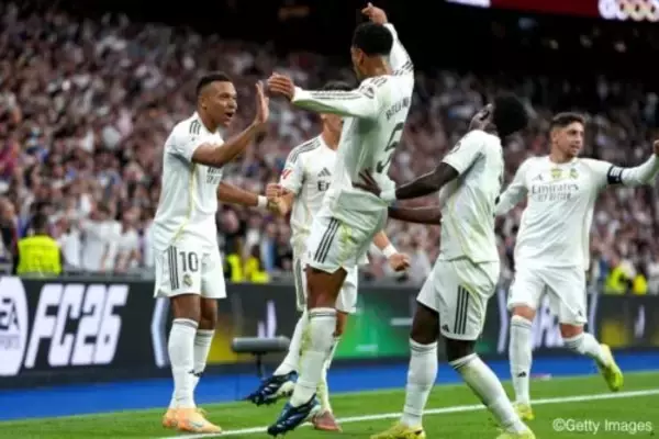 今季最初のエル・クラシコはレアルに軍配！　ラ・リーガ3連勝で首位固め…バルサと「5」ポイント差に