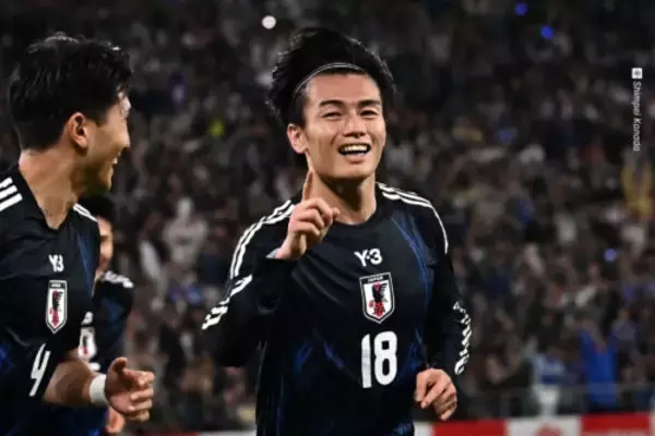 日本代表、史上初のブラジル代表相手に3ゴール！ 南野拓実、中村敬斗、上田綺世で逆転