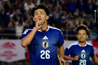 塩貝健人が待望の日本代表初ゴール！　見据える“ジョーカー”からの脱却「上田選手を見て、俺はこの1点で喜んでる場合じゃないなと」