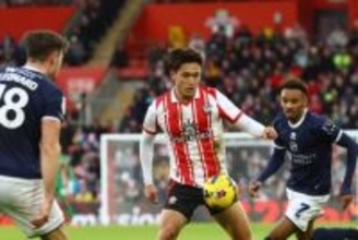 松木玖生が今季初スタメン…サウサンプトン指揮官「非常に力強く前向きなプレー」