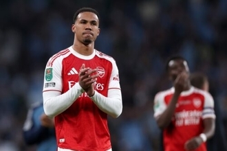 アーセナルDFガブリエウがブラジル代表を離脱　カラバオ杯決勝後に右ヒザの痛み訴える
