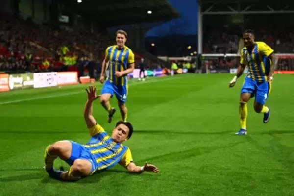 今季公式戦6点目の松木玖生、地元メディアから高評価「試合を通して精力的にプレー」