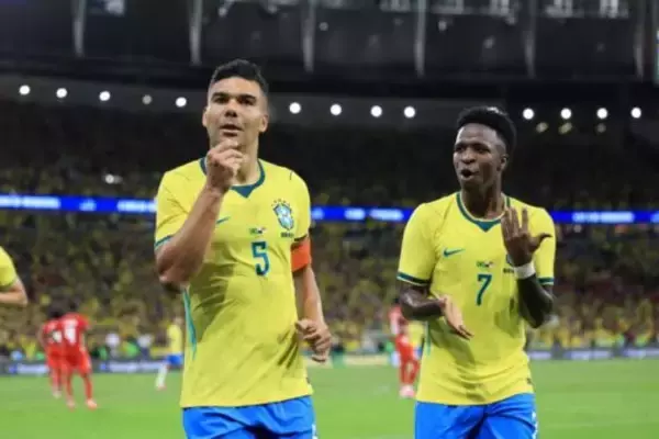 ヴィニシウスの先制点皮切りに6得点！　ブラジル代表がパナマ代表に大勝