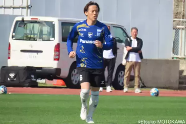完全移籍移行で6番背負う満田誠、G大阪復活の原動力となるか「百年構想リーグで優勝してACLエリートの出場権を取りたい」