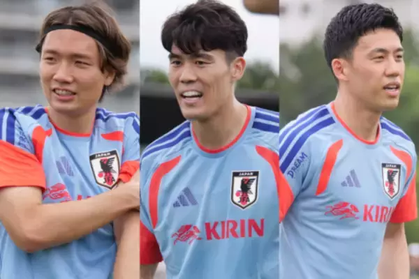 板倉滉、冨安健洋、遠藤航が合流でフルメニューを消化！　日本代表、オフを挟み16名で再始動