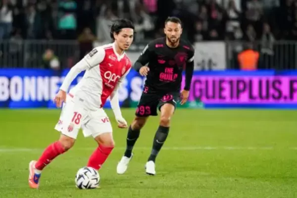 南野拓実が先制点をアシストも…モナコ、終盤に追いつかれアンジェとドロー…新監督の初陣を勝利で飾れず