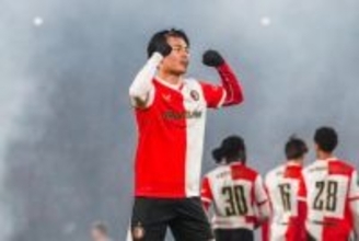 上田綺世、今季14試合目で14点目！　当初はOG判定も公式記録変更、フェイエノールトの連敗ストップに貢献