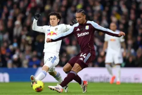 田中碧が途中出場、途中交代…逆転負けのリーズは3連敗、M・ロジャーズの芸術FK炸裂でアストン・ヴィラが勝利