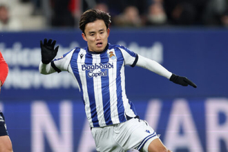 監督解任直後のソシエダ、“土壇場弾”で3部クラブに辛勝…先発の久保建英は決定機演出も無得点