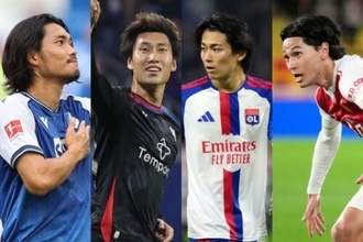 日本人が欧州各国で活躍！　鎌田大地＆町田浩樹がゴール、中村敬斗は2アシスト…南野拓実が大ケガから復帰／EL・ECLまとめ