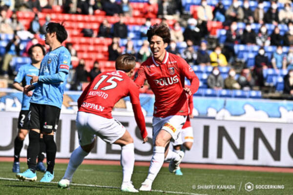 江坂の2ゴールで浦和が今季最初のタイトル獲得 スーパー杯でj王者 川崎fを下す 22年2月12日 エキサイトニュース