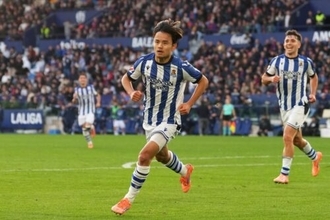 ソシエダ指揮官、久保建英の復帰に「素晴らしいニュース」　今節起用を示唆「スタメンかどうかはわからないが…」　