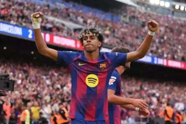 バルセロナFWヤマル、ラ・リーガ史上最年少で通算100試合出場を達成