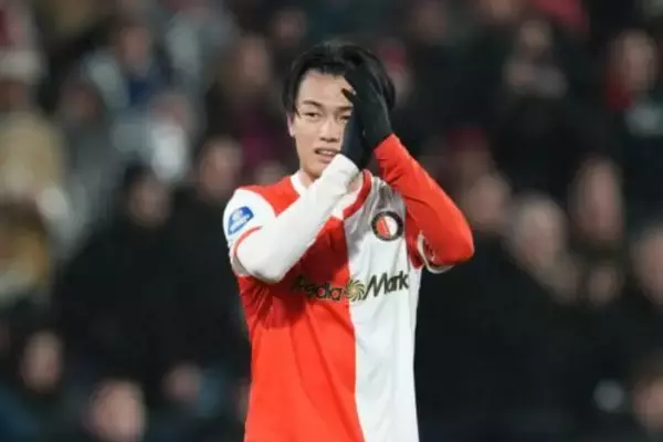 上田綺世、昨年12月以来の待望ゴール！　フェイエノールトの“9番”が公式戦20ゴール目に到達