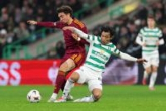 旗手怜央が決定機演出も実らず…セルティック、ローマに“3失点完敗”で新体制連敗
