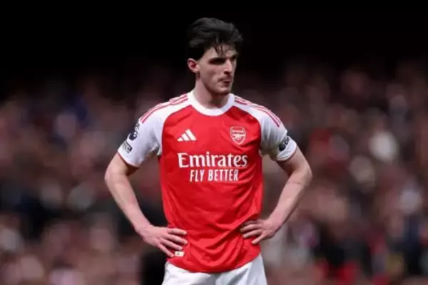 アーセナルに新たな懸念事項…MFライスがCLスポルティング戦の前日練習を欠席