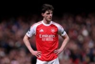 アーセナルに新たな懸念事項…MFライスがCLスポルティング戦の前日練習を欠席