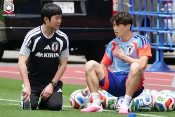 鎖骨骨折の鈴木唯人が“回復”強調「痛みは全然ない」…初のW杯へ「やれることを精一杯やるだけ」