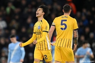 三笘薫が“名手”ドンナルンマから衝撃ゴラッソ！…ブライトンは敵地でマンCに追いつきドロー