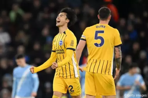 三笘薫が“名手”ドンナルンマから衝撃ゴラッソ！…ブライトンは敵地でマンCに追いつきドロー