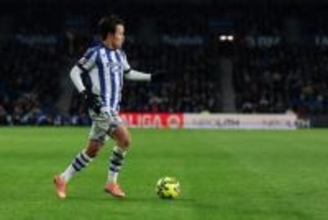 ソシエダ、6季ぶりの国王杯制覇へ…指揮官は久保の先発起用を示唆「60分間はプレーできるはず」