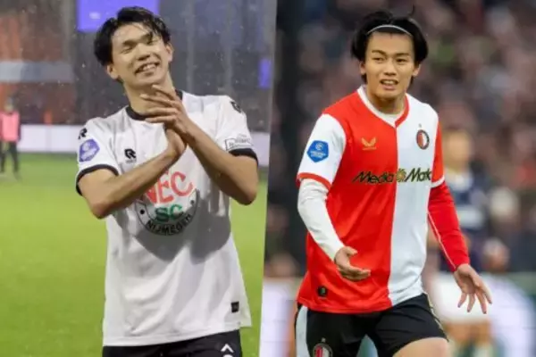 圧巻4ゴールの上田綺世が現地メディア選出のMVPに！　殊勲の塩貝健人もベスト11入りで“日本人ツートップ”が今節躍動