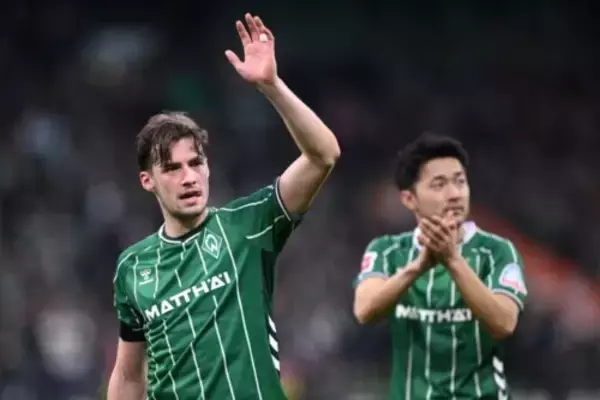 「重要な第一歩」ブレーメンが14試合ぶり白星！　フル出場の菅原由勢「やっと勝ったーーー」