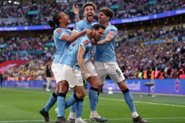 ニコ・ゴンサレス豪快逆転弾のマンCがFA杯決勝進出！…松木玖生はアシストに圧巻ゴールカバーで攻守に見せ場作る