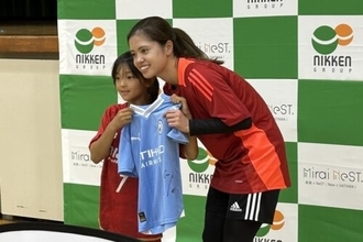 長谷川唯、地元でのサッカー教室に感慨「戸田と言えば女子サッカーというくらいの街に」