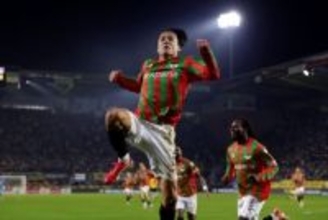 劇的勝利に導いたのは佐野航大のゴール！　NEC、NACブレダとの壮絶な打ち合いを制す