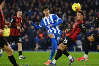 三笘薫が日本人3人目のプレミア通算100試合出場達成！…吉田麻也、岡崎慎司氏に次ぐ快挙