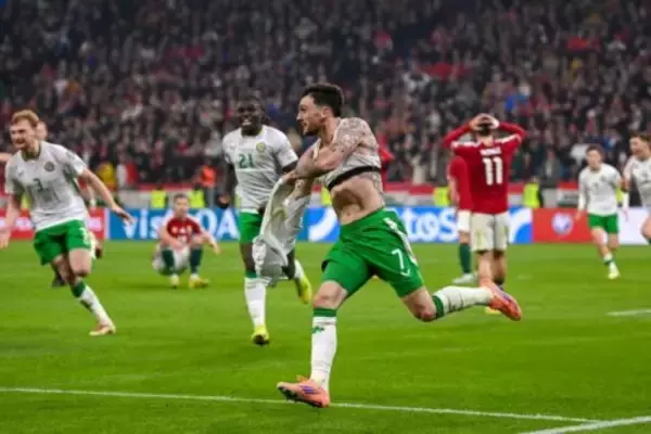 アイルランド、F組2位でPO進出…後半ATにパロットがハット達成の劇的弾、ハンガリーの夢を打ち砕く