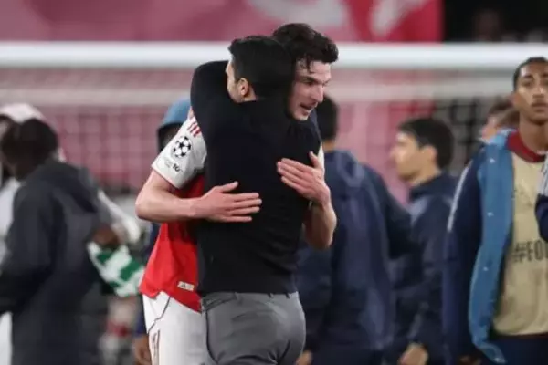 初の2年連続CLベスト4…アーセナル指揮官はライスを絶賛「出場する可能性はなかったのに…」